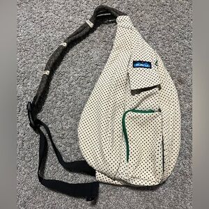 Kavu Cream and Black Athletic Backpack